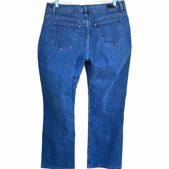 Riders Denim High-Waist Mom Jeans Women sz 18 P 36x29 Light Wash Cotton Vtg 80s - Picture 2 of 12